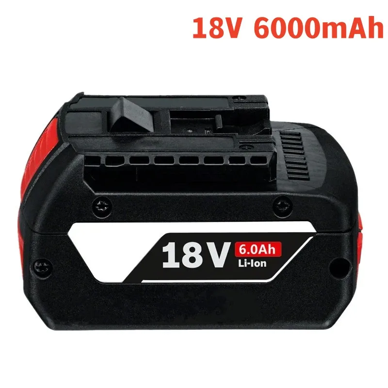 1-3PSC 18V Batterie Für Bosch GBA 18V 6,0Ah Lithium-BAT609 BAT610G BAT618 BAT618G 17618-01 BAT619G BAT622 SKC181-202L+ladegerät