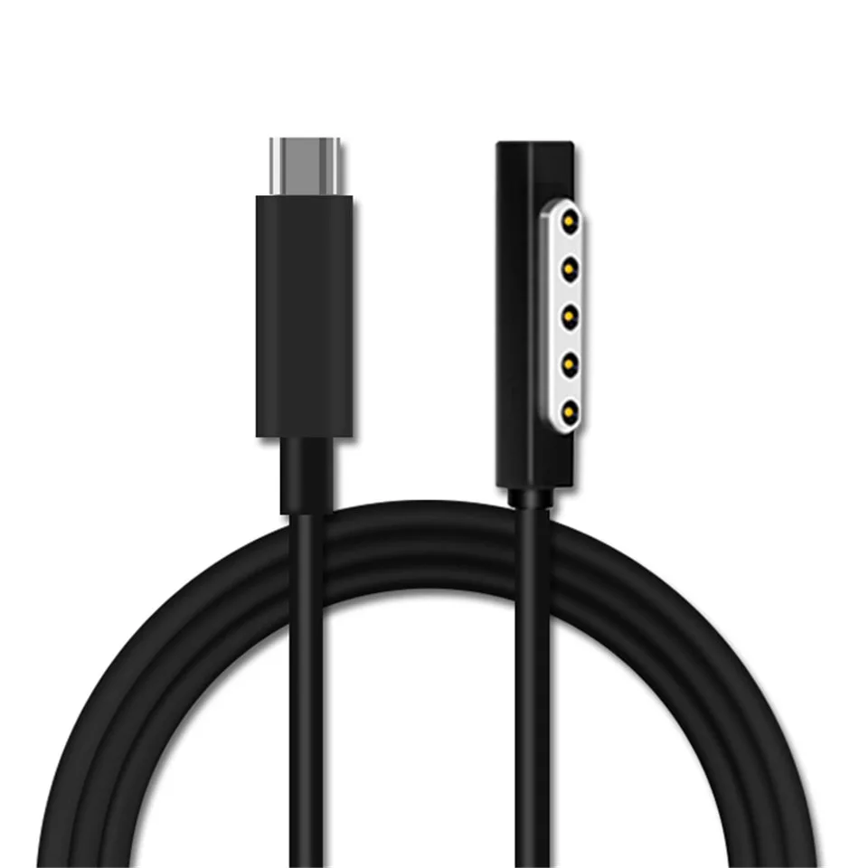 1,5 м USB C Тип C Блок Питания Зарядное Устройство Адаптер PD Кабель Для Быстрой Зарядки Шнур для Microsoft Surface Pro 6/5/4/3 PRO 1/2