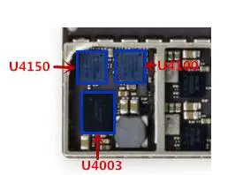 1 комплект (3 шт.) U4100 U4150 U4003 сенсорная микросхема для Iipad air 2 ipad6 6 air2