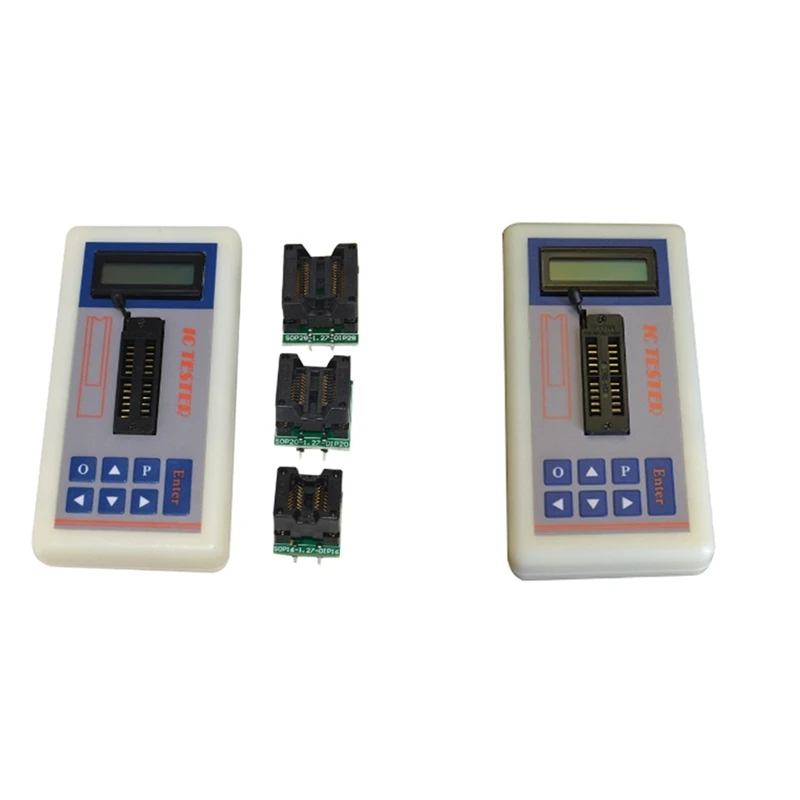 1 комплект Профессиональных интегральных схем, транзисторный тестер, онлайн-обслуживание, Цифровой светодиодный транзисторный тестер микросхем IC (B)