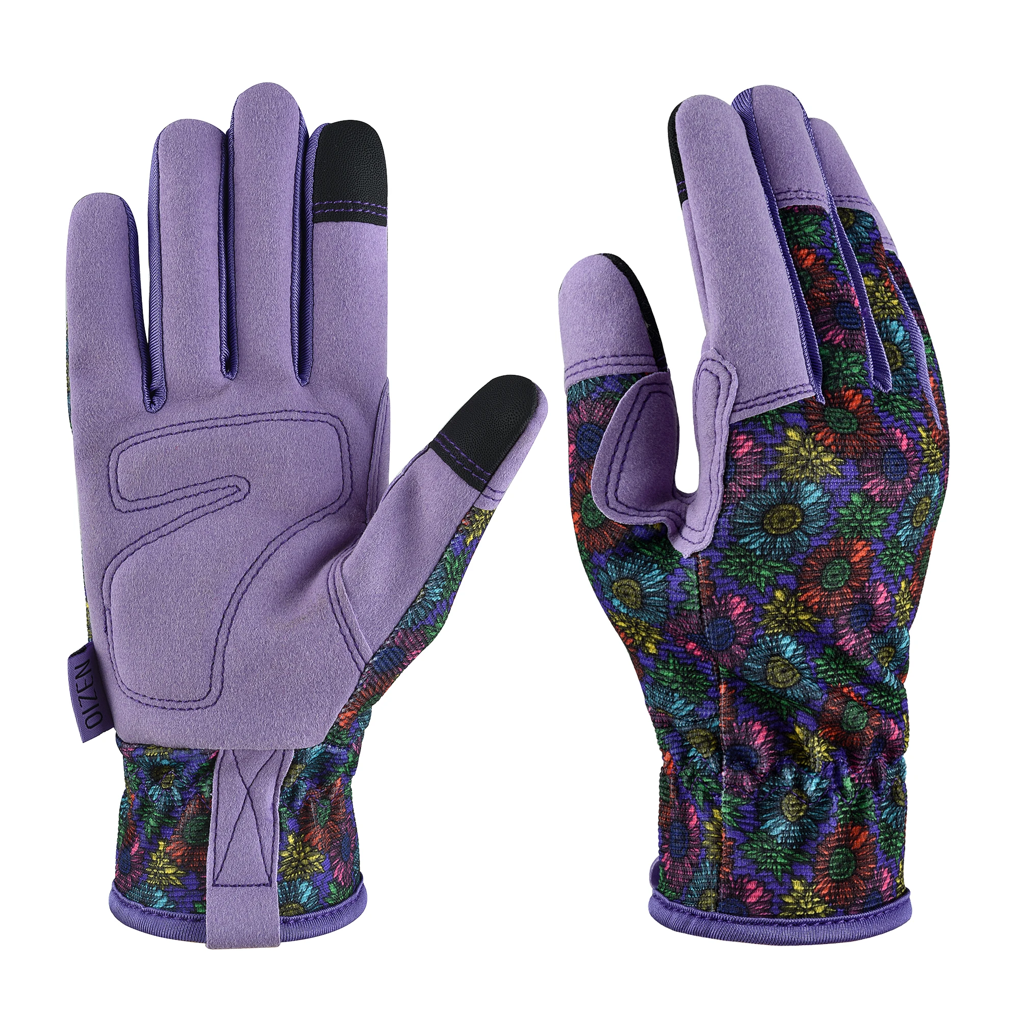 1 пара садовых перчаток для женщин, легкий дышащий сенсорный экран для прополки, копания, посадки, садовые перчатки