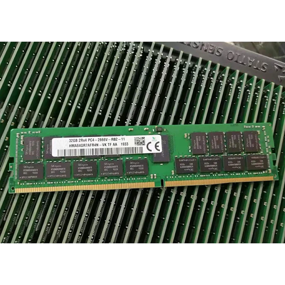 1 шт. Для SK Hynix RAM 32G 32GB DDR4 2666 ECC REG 2RX4 PC4-2666V Серверная память Высокого Качества Быстрая доставка