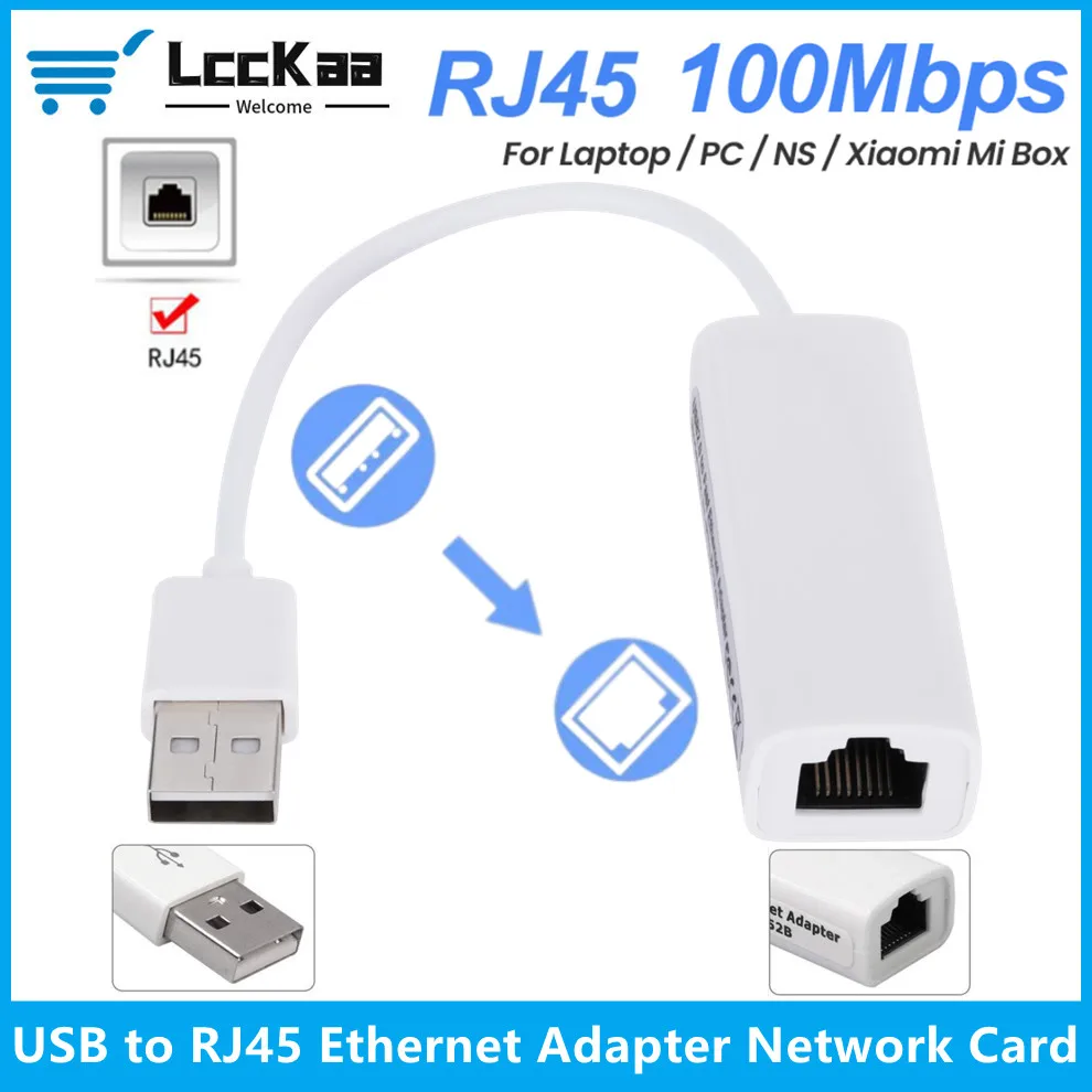 10/100 Мбит/с USB Сетевая карта USB 2,0 к Rj45 Lan Ethernet Адаптер RTL8152B Сетевая карта для ПК Macbook Ноутбук Windows 7 8 10
