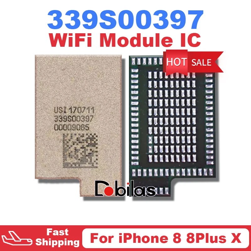 10 шт./лот 339S00397 WLAN_RF Для iPhone 8 8Plus X WiFi Модуль IC Wi-Fi IC BGA Интегральные схемы Запасные Части Чип Чипсет