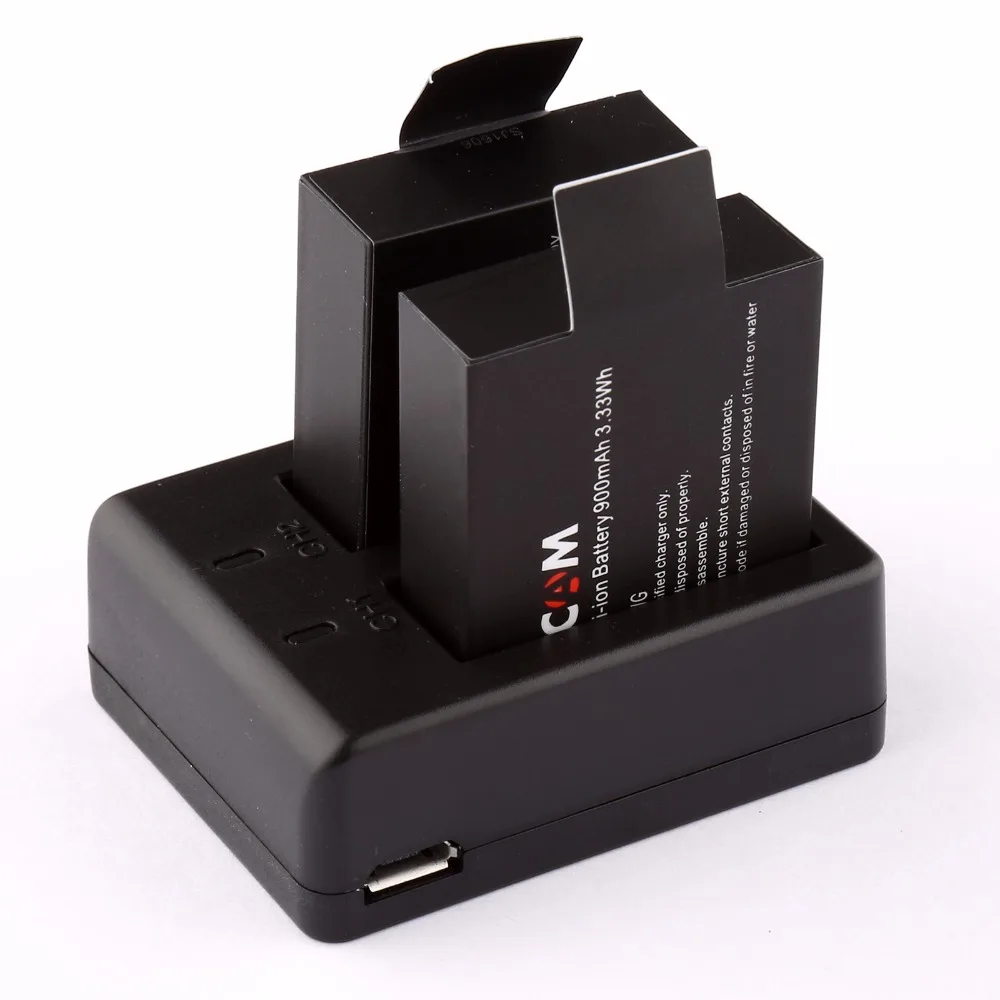 2 шт. оригинальный аккумулятор SJCAM sj4000, аккумулятор sj5000 sj6000 + USB двойное зарядное устройство для камеры SJCAM sj 4000 5000 6000