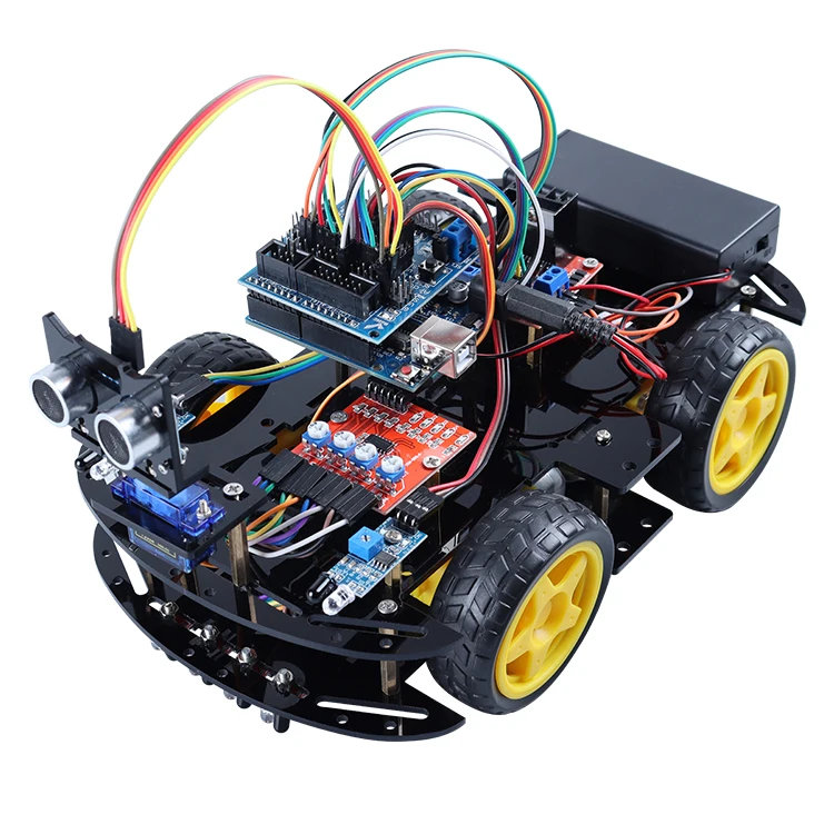 2022, Автомобильный комплект для умного робота, Отслеживающий Обход препятствий, Автомобильный комплект для Умного робота, Стартовый набор для программирования робототехники