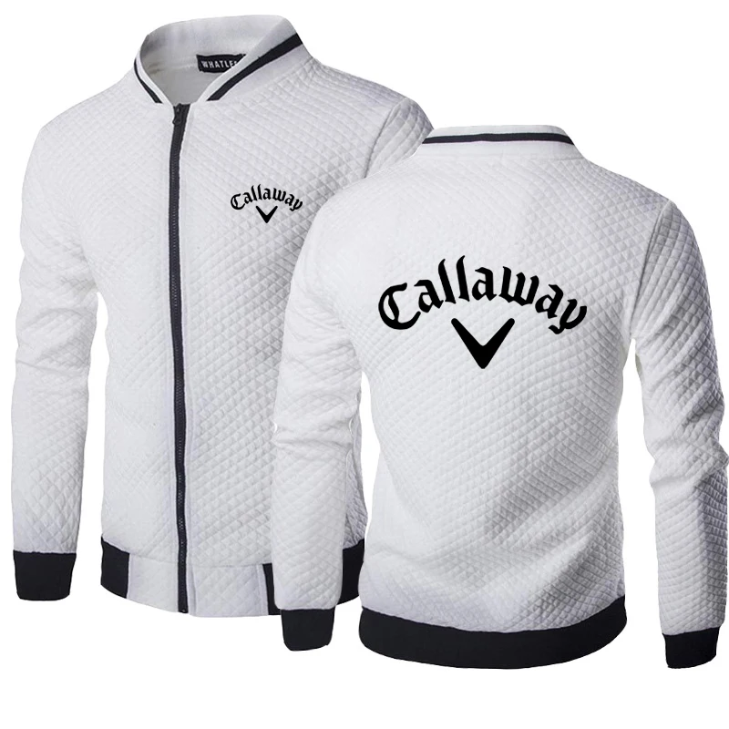 2023 Callaway Весенняя новинка, горячая модная высококачественная мужская куртка для гольфа на молнии, мужская куртка, повседневная мужская куртка, куртка для гольфа, топ -3XL