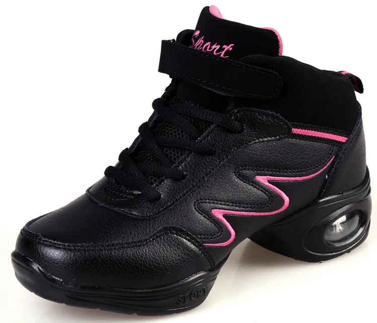 2023, Женская танцевальная обувь, Женские современные джазовые кроссовки с мягкой подошвой, кожаные дышащие легкие Женские танцы, Фитнес, спорт