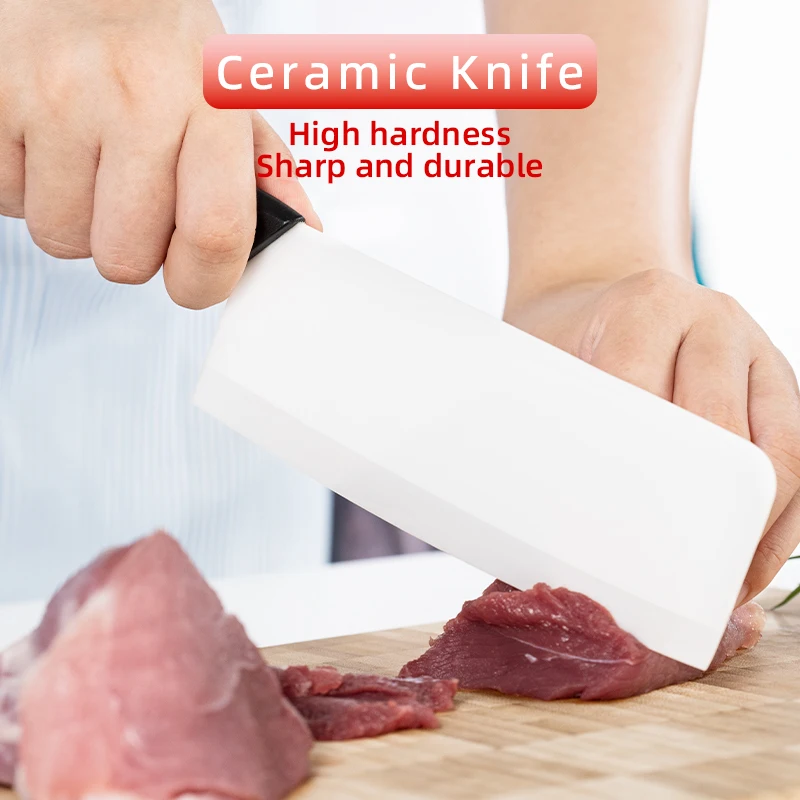 2023 Новый керамический нож, Бытовой 6-дюймовый Многофункциональный нож для нарезки мяса и картофеля, Практичные кухонные инструменты для нарезки