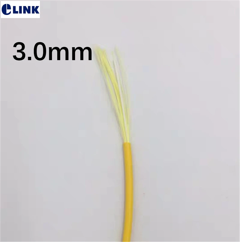 2500mtr волоконно-оптический кабель 9/125um G652D 3,0 мм Симплексный однорежимный желтый волоконный патчкорд ftth optic SM SX провод 2,5 км/рулон ELINK