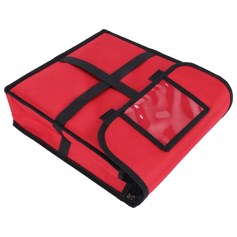 3X Изолированная сумка для доставки еды для пиццы, профессиональная большая сумка для доставки пиццы, Влагостойкая коробка для пиццы