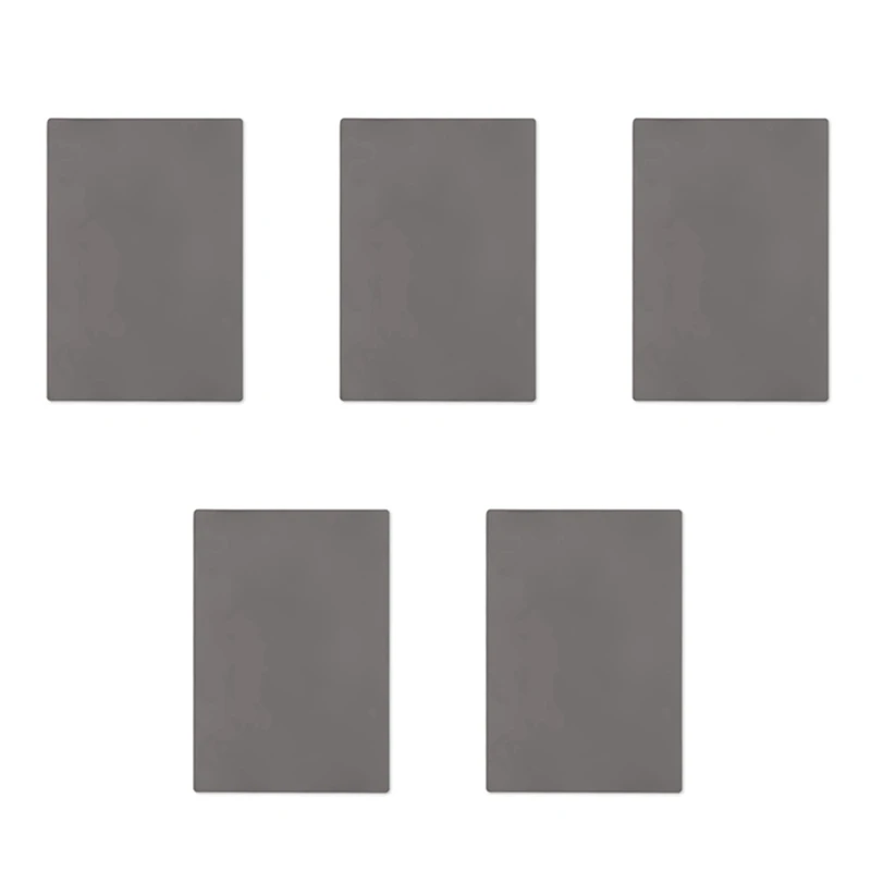 5-кратный лист с резиновым штампом для лазерной гравировки, размер A4 2,3 мм (темно-серый)