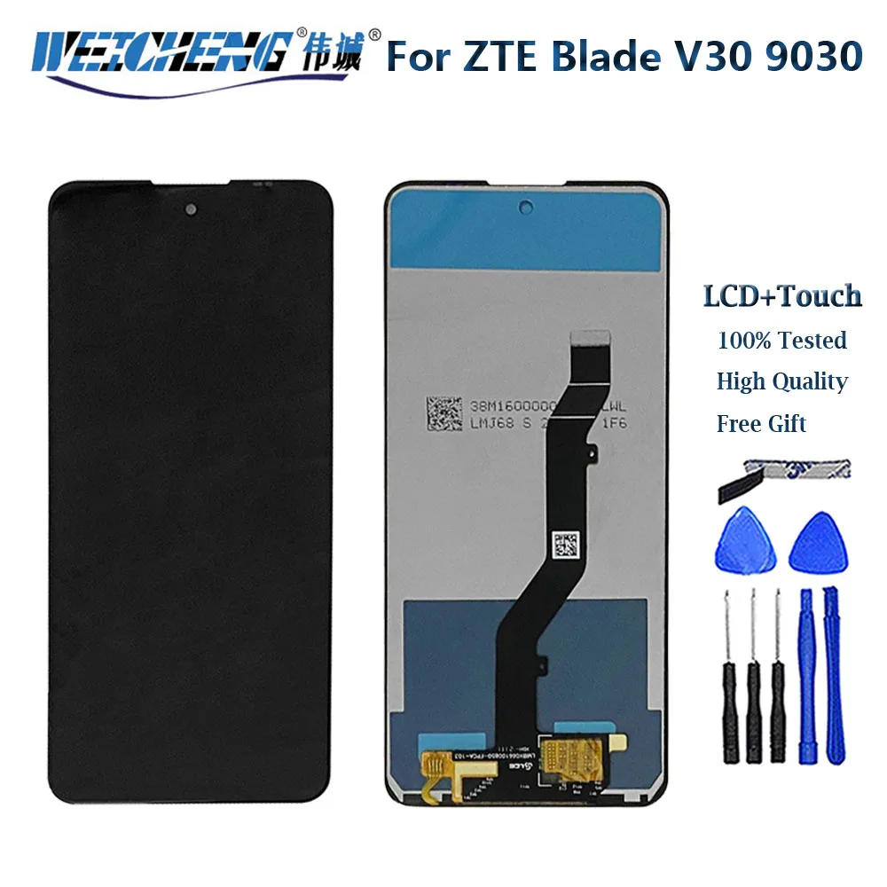 6,67 “Оригинальный ЖК-дисплей для ZTE Blade V30 9030 ЖК-дисплей + дигитайзер с сенсорным экраном в сборе Для ремонта ЖК-дисплея ZTE V30