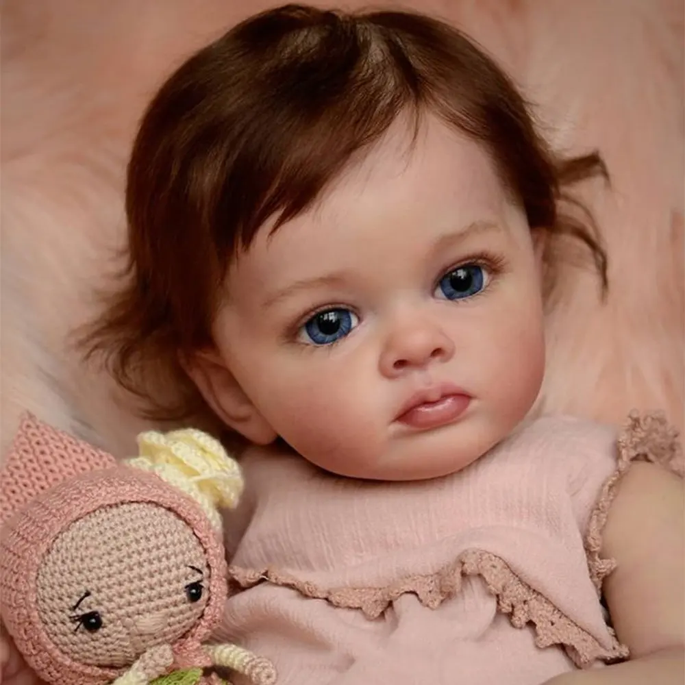 60 см Готовая кукла Для Объятий, Кукла Reborn Tutti для маленьких девочек, Кукла ручной росписи, высококачественная 3D кукла-принц из кожи