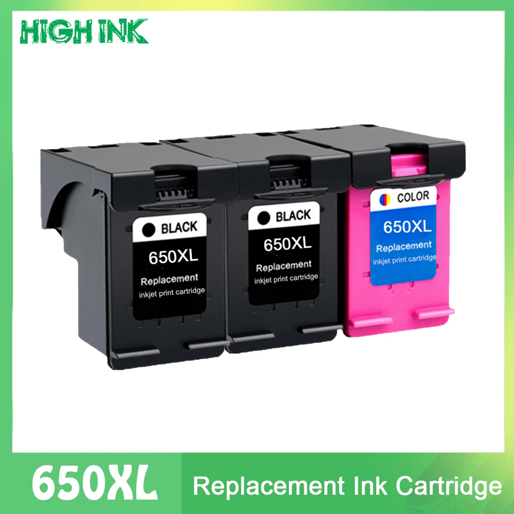 650XL Замена чернильного картриджа для HP 650 XL для HP 650 Deskjet 1015 1515 2515 2545 2645 3515 3545 4515 4645 Принтер