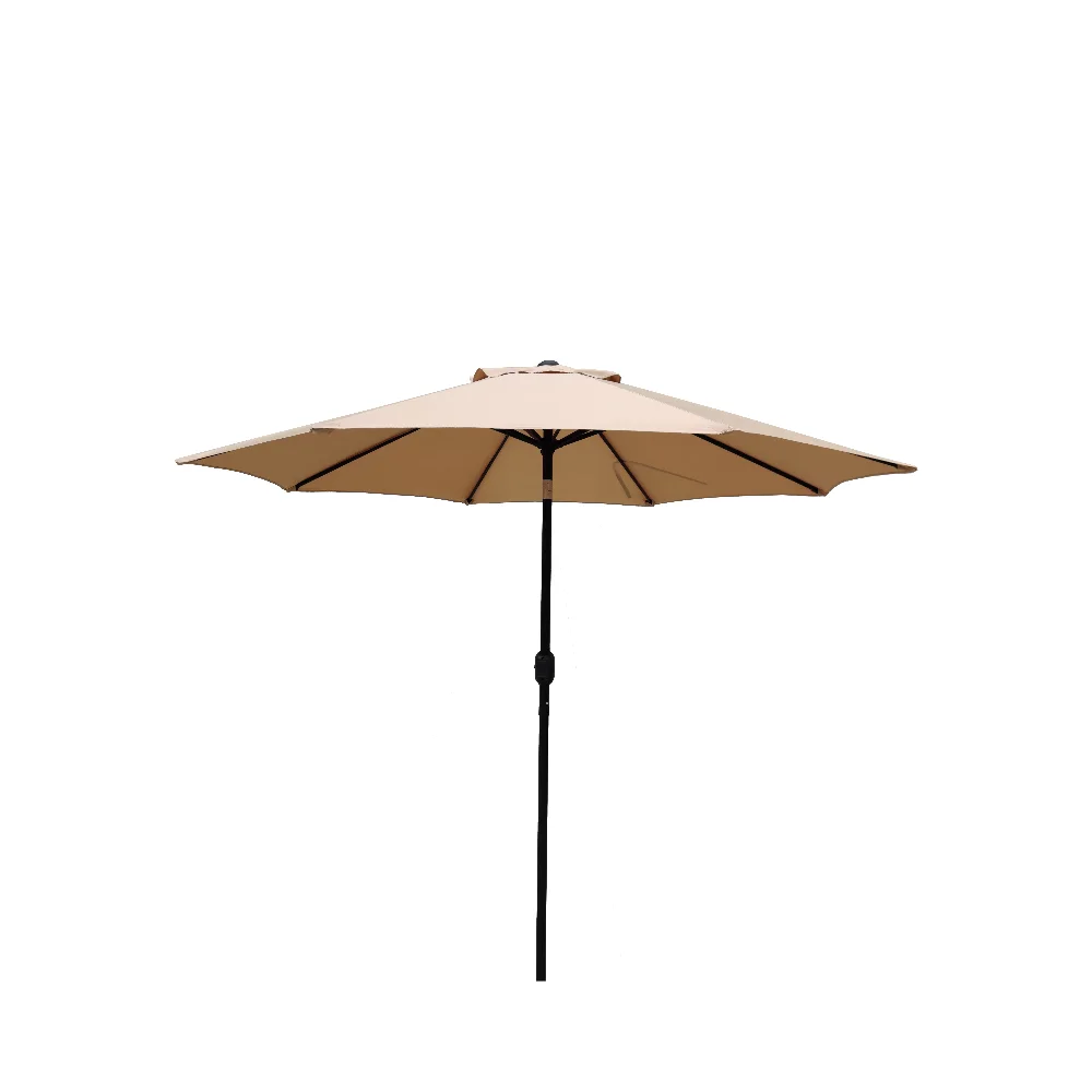 9-Футовый зонт для патио с вентиляционным отверстием и механизмом наклона