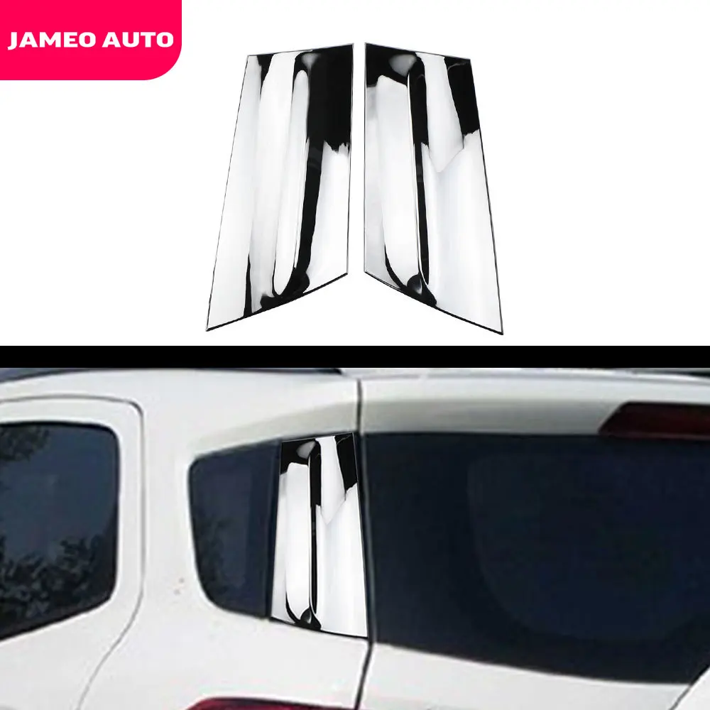 ABS Хромированная Внешняя наклейка на боковое стекло заднего стекла для Ford EcoSport 2013 2014 2015 2016 2017 2018 2019 Аксессуары
