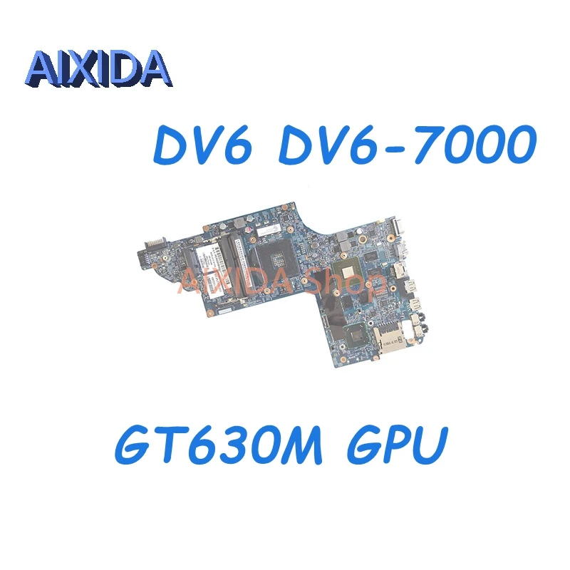 AIXIDA 682170-001 682168-001 Для HP Pavilion DV6 DV6-7000 Материнская плата ноутбука GT630M GPU HM77 DDR3 ОСНОВНАЯ плата полностью протестирована