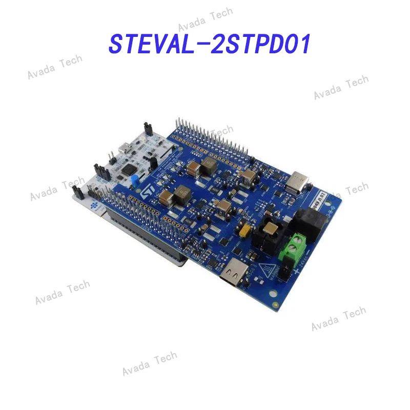 Avada Tech STEVAL-инструменты для разработки интерфейса 2STPD01 Двухпортовый адаптер питания USB Type-C на базе STPD01