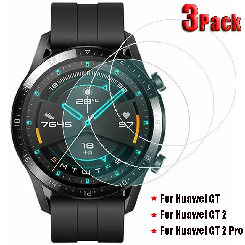 AWINNER 9H Премиум Закаленное Стекло Для Huawei Watch Gt GT 2 46 мм Smartwatch Защитная Взрывозащищенная Пленка Accessoriess