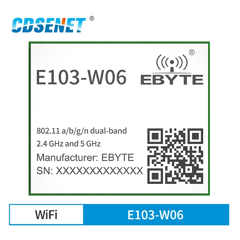 CC3235 2,4 ГГц 5,8 ГГц Беспроводной Модуль WIFI Последовательный порт 18dBm CDSENET E103-W06 TCP/UDP Приемопередатчик Приемник Передатчик RF Чип