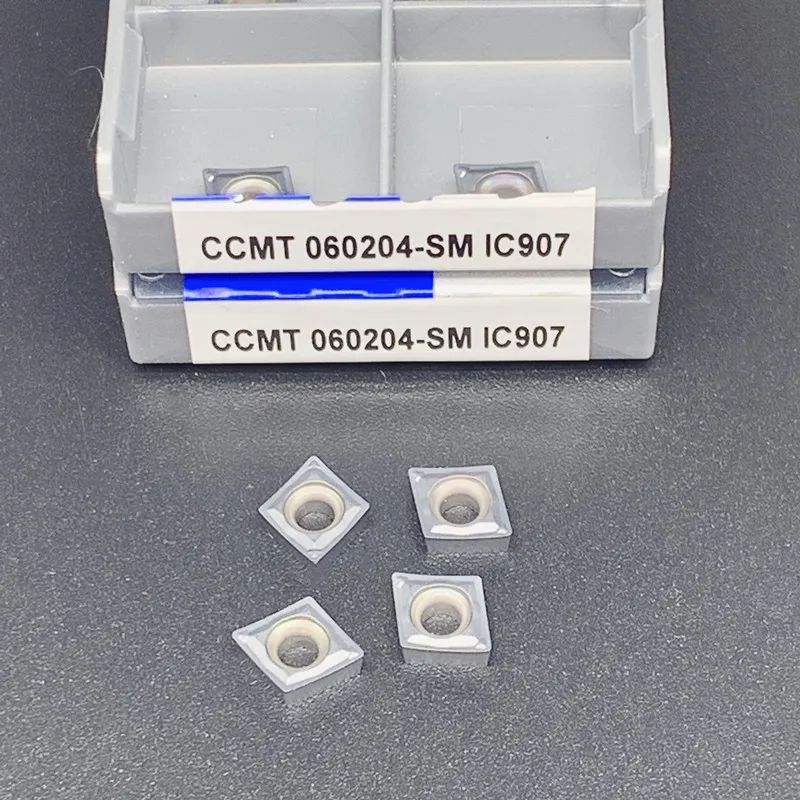 CCMT060204-SM IC907/IC908 внешний токарный инструмент металлический токарный инструмент с ЧПУ токарный инструмент для резки карбида вольфрама продвижение