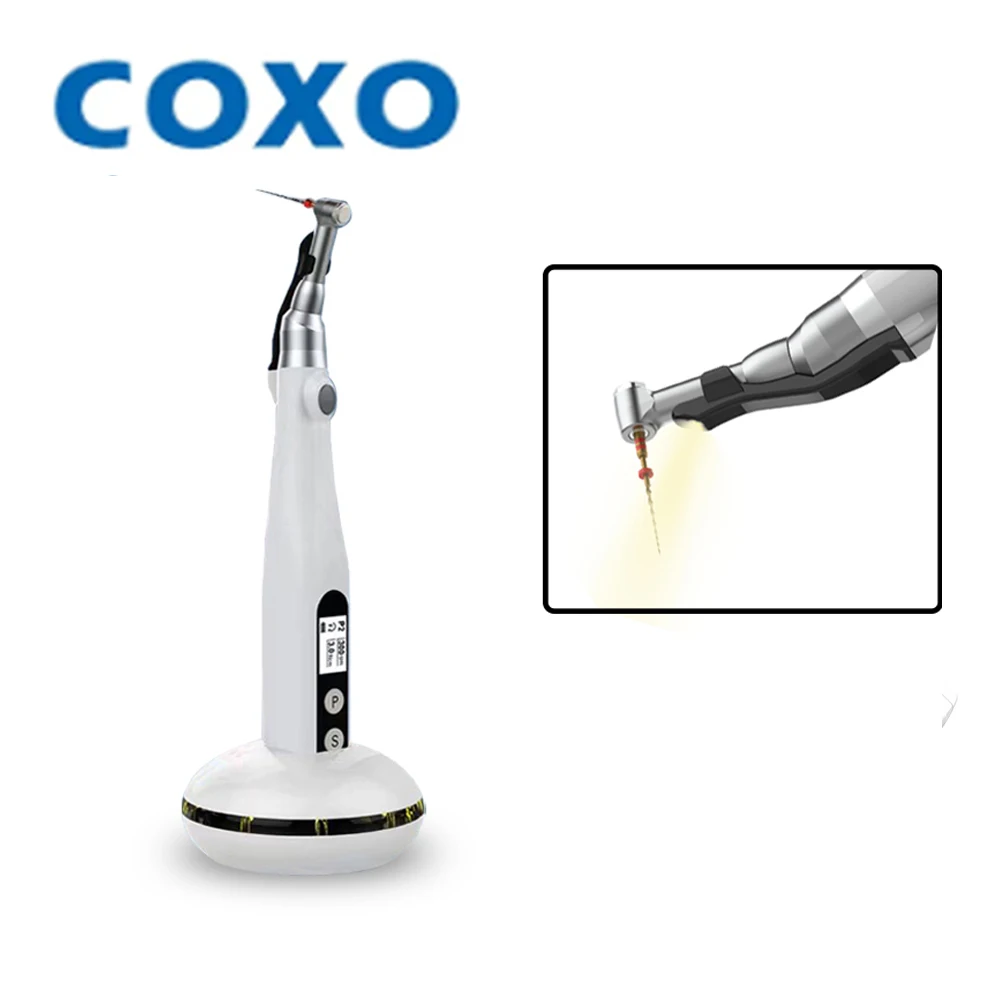 COXO C-smart Mini Dental Wireless Endo Motor Беспроводное Оборудование для Корневых каналов с кнопкой 1:1 Противо-Угловой Стоматологический Инструмент