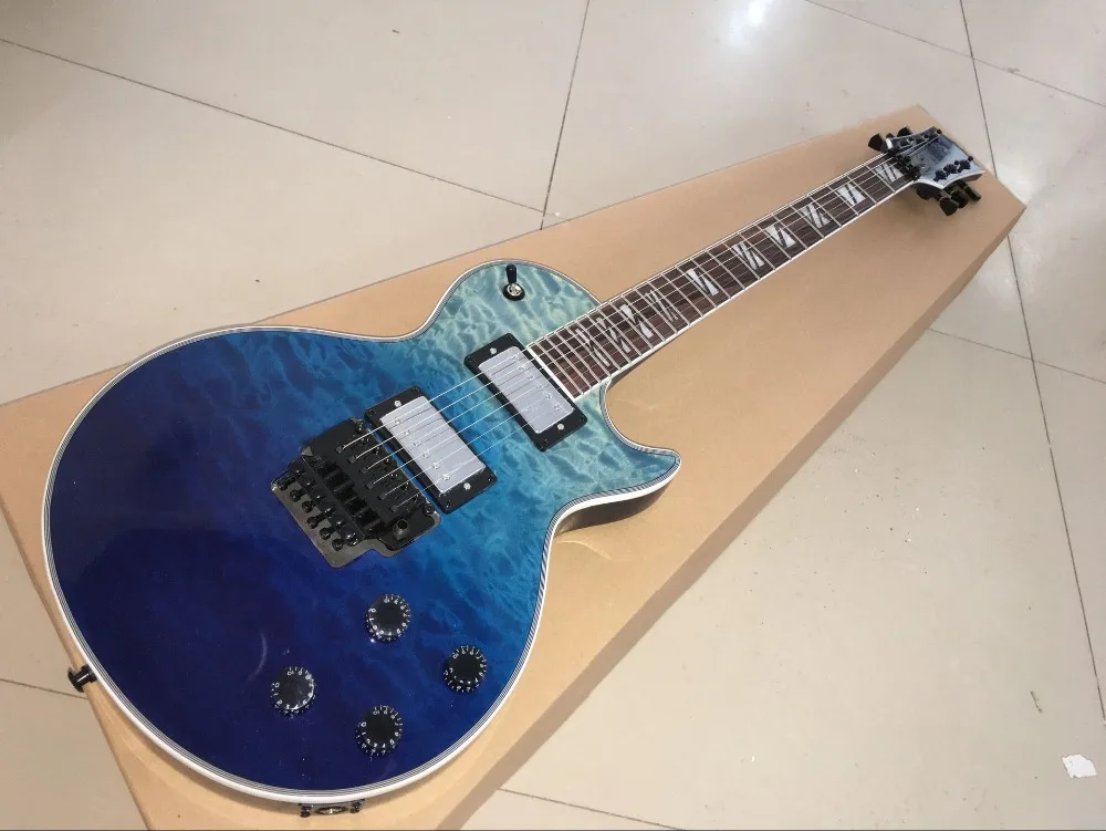 custom shop1959 R9 синяя стандартная электрогитара Ручной работы gitaar, накладка из розового дерева, гитара ra