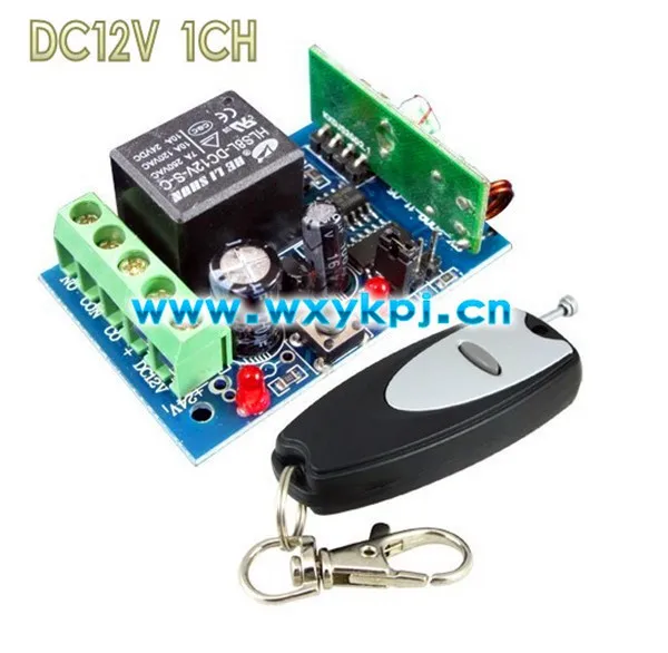 DC12V Одноканальный радиочастотный беспроводной пульт дистанционного управления 315 МГц/433 МГц обучающий код цифровой пульт дистанционного управления