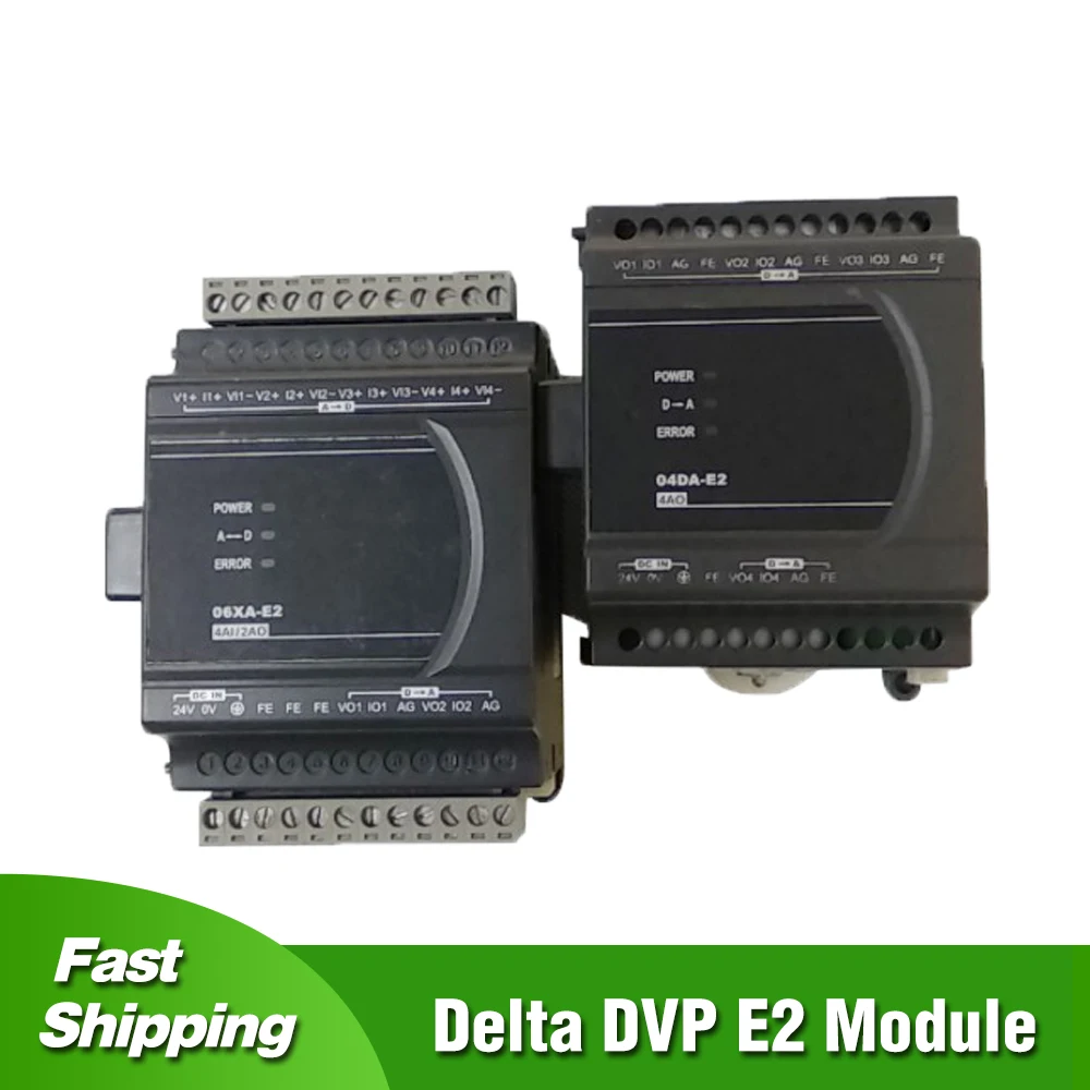DVP04PT-E2 DVP04TC-E2 DVP04AD-E2 DVP04DA-E2 DVP02DA-E2 DVP06XA-E2 для аналогового модуля расширения Delta PLC серии ES2