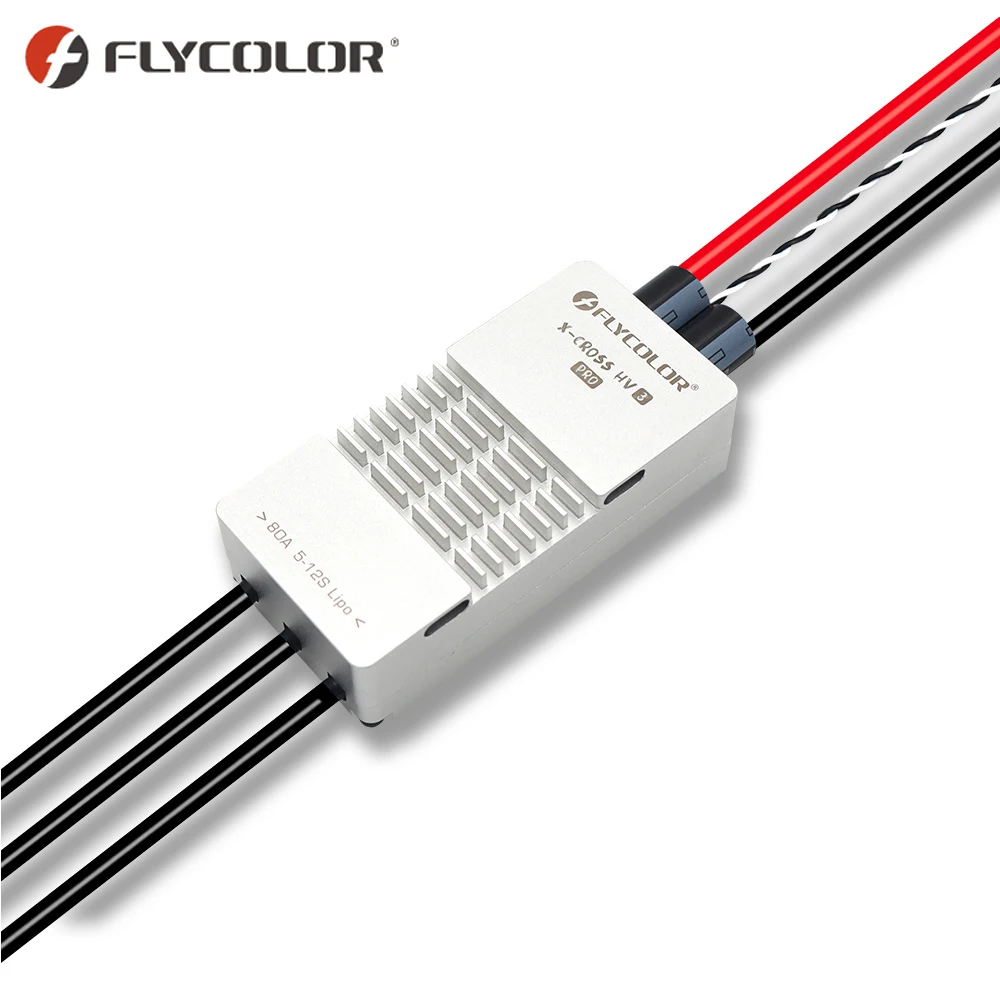 Flycolor X-CROSS HV3 PRO 80A/200A 5-12 S BLHeli-32 ARM 32-разрядный Бесщеточный ESC С поддержкой Oneshot125 Multshot Для мультироторных игрушек