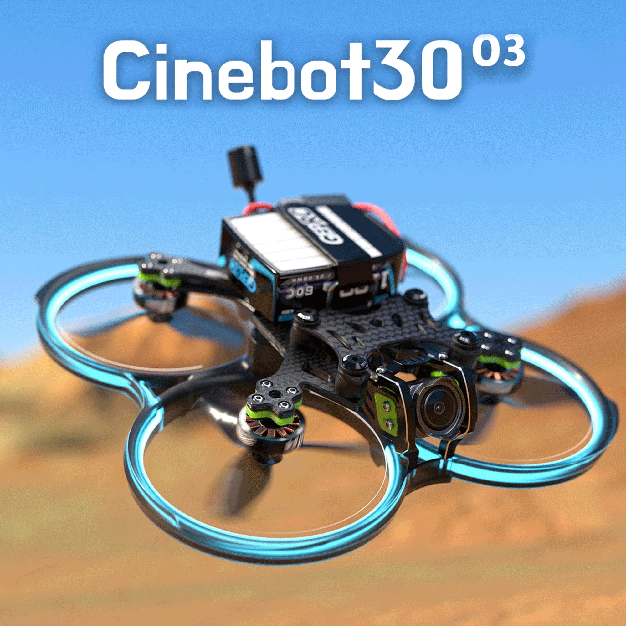GEPRC Cinebot30 HD O3 FPV Беспилотная Система 6S 2450KV VTX O3 Air Unit 4K 60 кадров в секунду Видео 155 Широкоугольный RC FPV Квадрокоптер Freestyle Drone