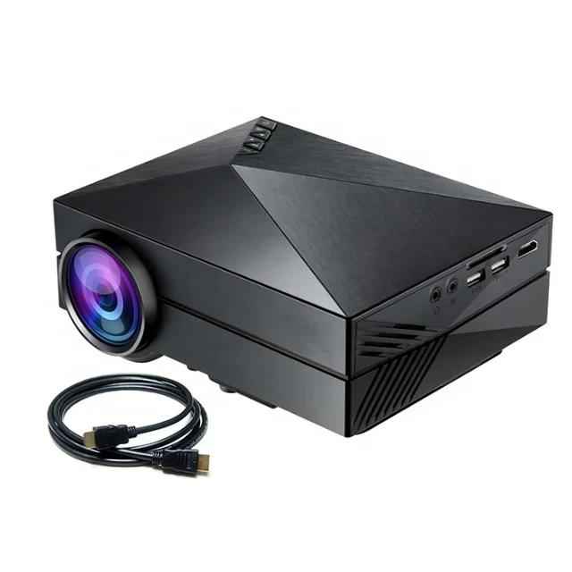 GM60 HD Мини Портативный светодиодный проектор Домашний мини светодиодный проектор 1080p Декодирующий проектор