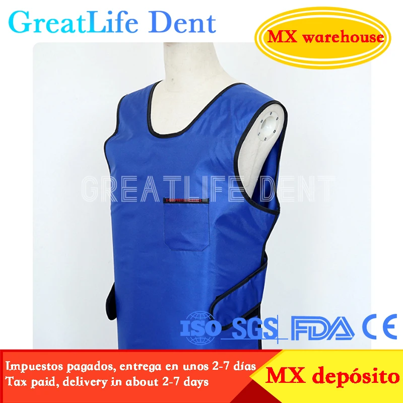 GreatLife Вмятина 0,35 ммпб Радиационно-защитная Свинцовая одежда для рентгеновской защиты Защитная свинцовая одежда для рентгеновской защиты