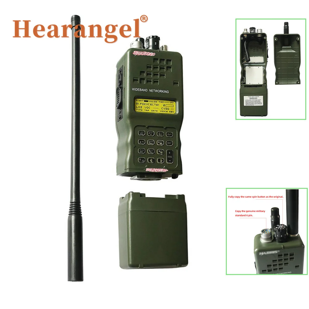 Hearangel Tactical AN/PRC-152 Harris, военный чехол для радиосвязи, модель виртуального переговорного устройства PRC 152, нефункциональная модель