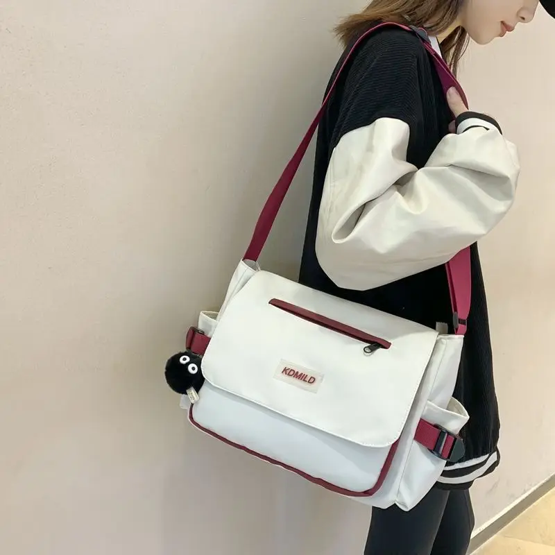 Ins Студенческая сумка-мессенджер, классный Повседневный Рюкзак, сумки через плечо, Японские сумки, сумка-мессенджер в стиле Харадзюку, Модные сумки 2023 года