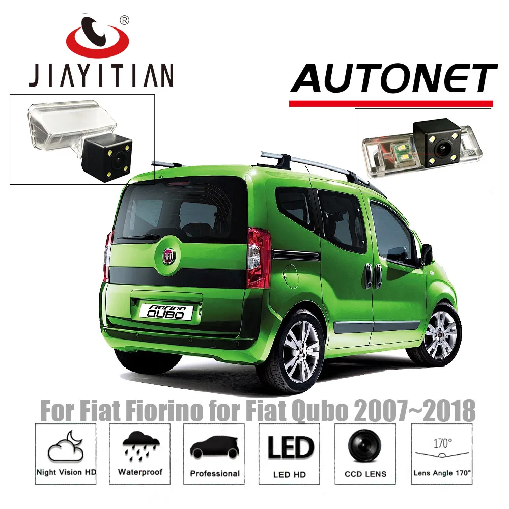 JiaYiTian Камера заднего вида для Fiat Fiorino для Fiat Qubo MK3 2007 ~ 2018 CCD/Ночного видения/Камера заднего вида с номерным знаком