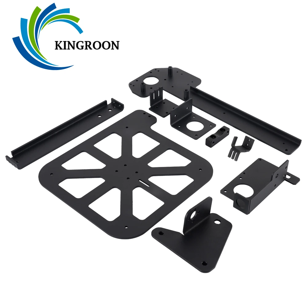 KINGROON 1 комплект, комплект металлических кронштейнов для 3D-принтера KP3S, KP3S, опорный кронштейн для очага, металлический кронштейн для оси X двигателя