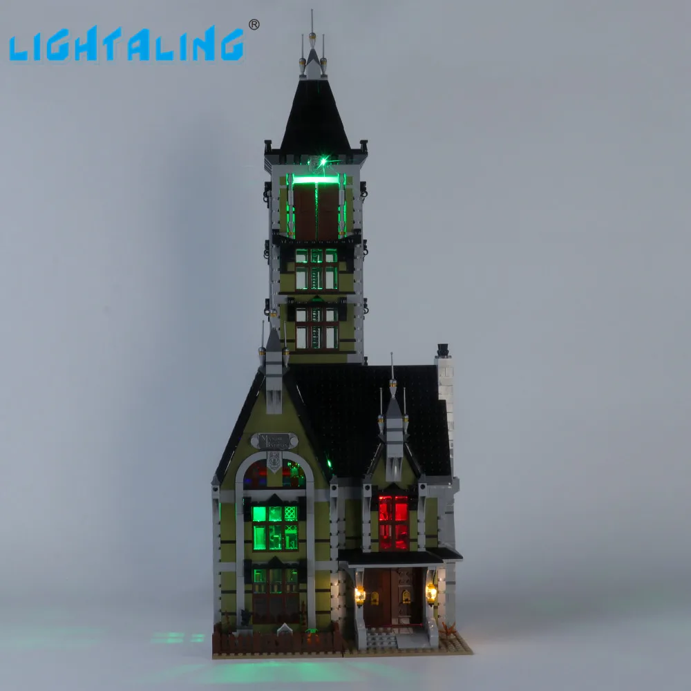 Lightaling Светодиодный комплект для дома с привидениями 10273, набор строительных блоков (не включает модель), Кирпичные игрушки для детей