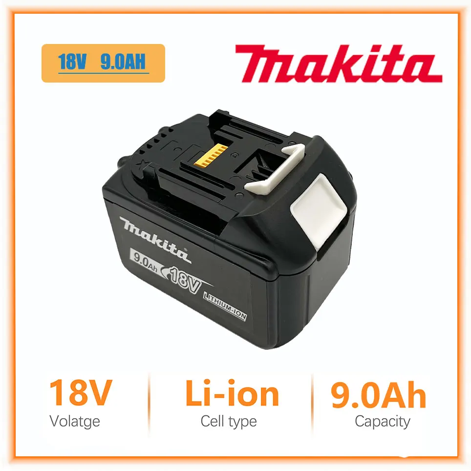 Makita Сменная батарея 18V 9.0Ah Для BL1830 BL1830B BL1840 BL1840B BL1850 BL1850B перезаряжаемая батарея светодиодный индикатор