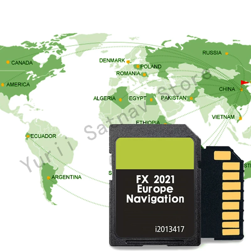 Mondeo Kuga FX 2021 Навигационная СИСТЕМА Великобритании КАРТЫ Европы GPS 8GB SD CADR Karte