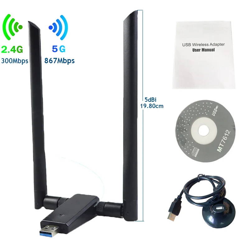 OEM новый продукт wifi direct nano usb адаптер 2,4 ГГц/5 ГГц ac 1200 Мбит/с интерфейс usb 3,0 WiFi ключ