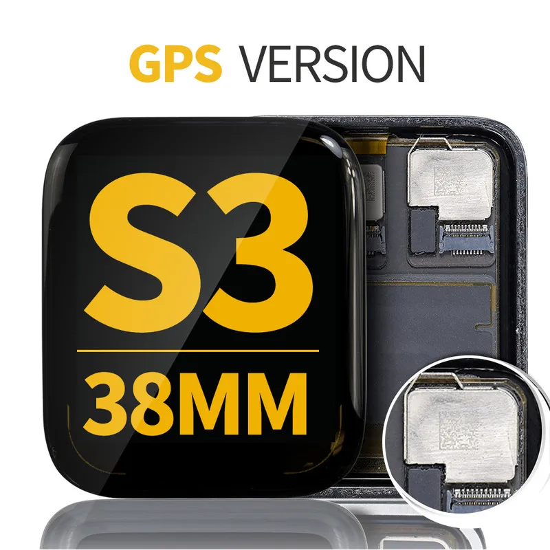 OLED-дисплей с сенсорным экраном в сборе Совместим с Apple Watch Series 3 (38 мм) (версия GPS) (оригинал)