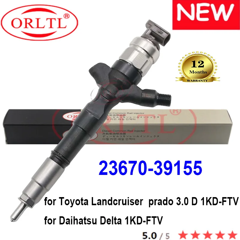ORLTL НОВЫЙ 23670-39155 Оригинальный Топливный Инжектор 2367039155 23670 39155 для Toyota Landcruise prado 3.0 D 1KD-FTV