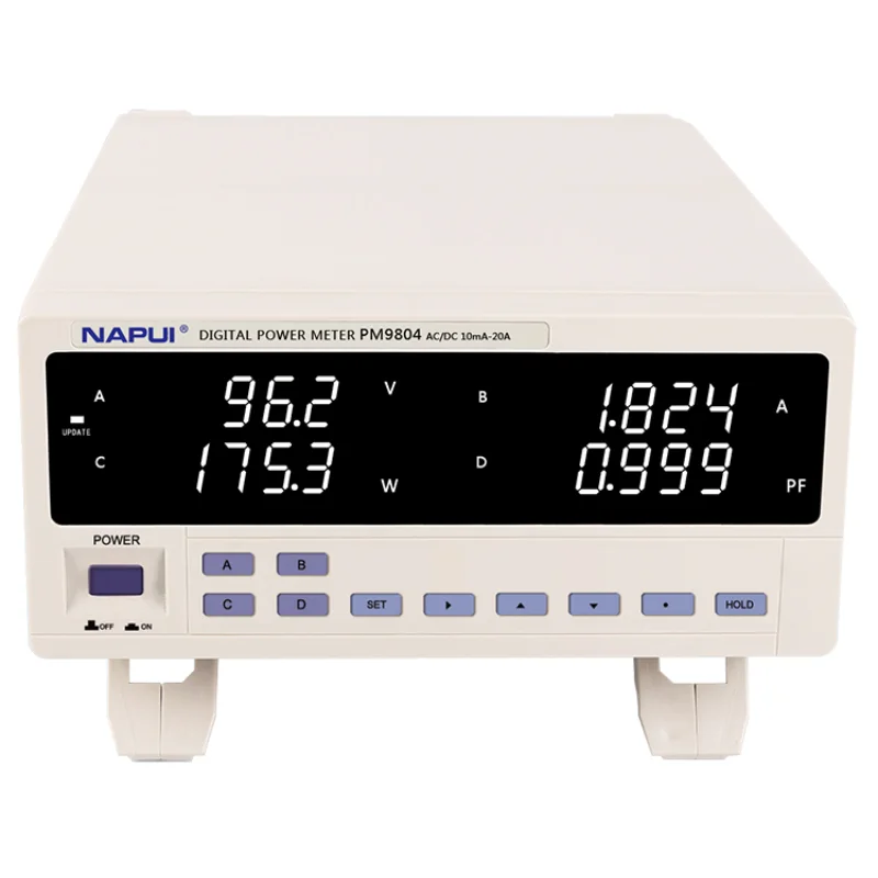 PM9804 Bench TRMS AC /DC Voltage Current Power Factor & Meter, тестер-анализатор