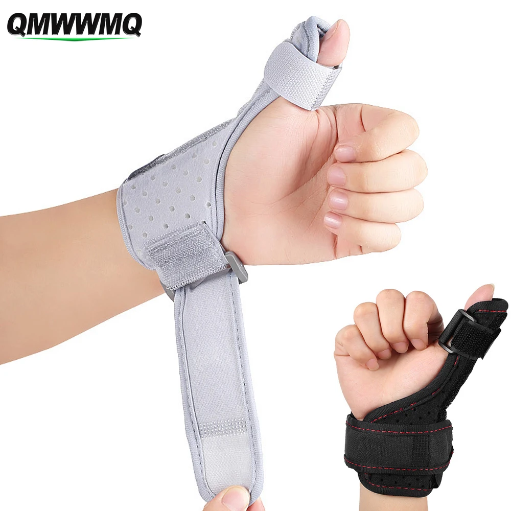 QMWWMQ 1 шт. шина-стабилизатор для большого пальца и запястья для большого пальца, спускового пальца, Обезболивания, артрита, Тендинита, Растяжения связок, запястного канала