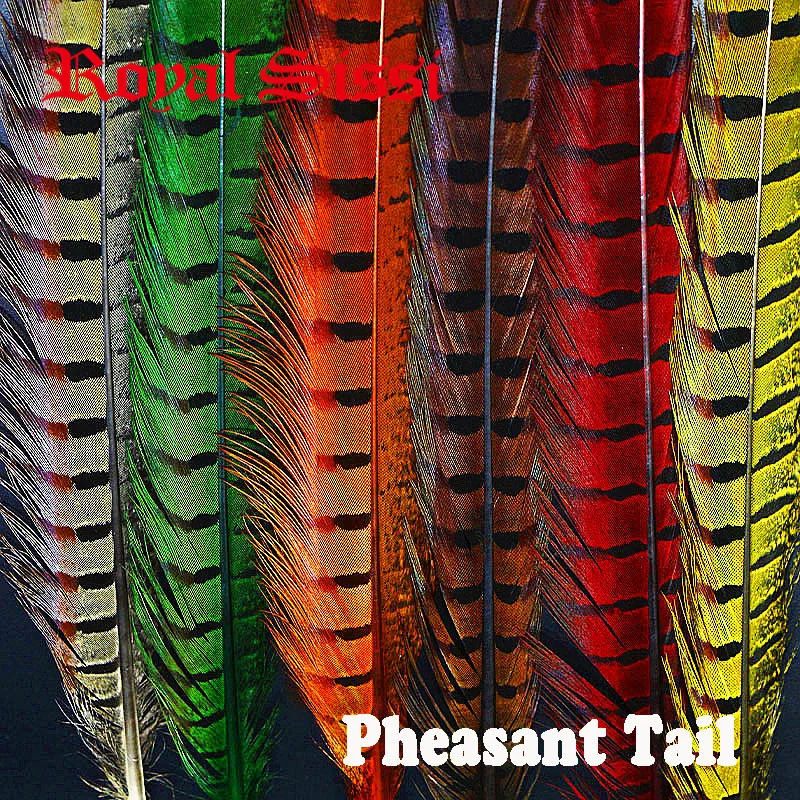 Royal Sissi 18 шт., набор из 6 цветов, перья для завязывания мух из хвоста фазана, 15 