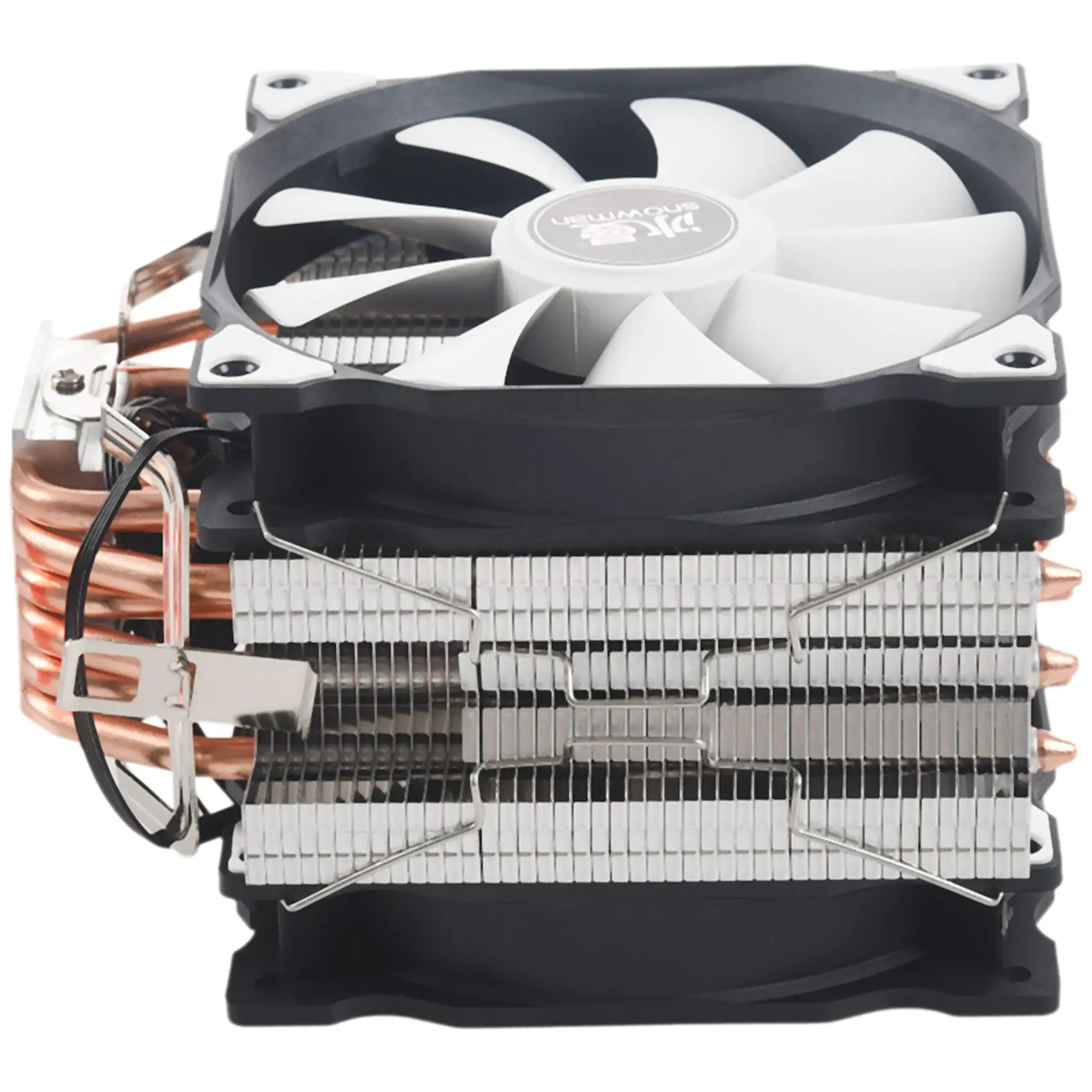 SNOWMAN M-T6 4PIN CPU Cooler Master 6 Тепловых Трубок с Двойными Вентиляторами 12 см Охлаждающий Вентилятор LGA775 1151 115X 1366 Поддержка Intel AMD