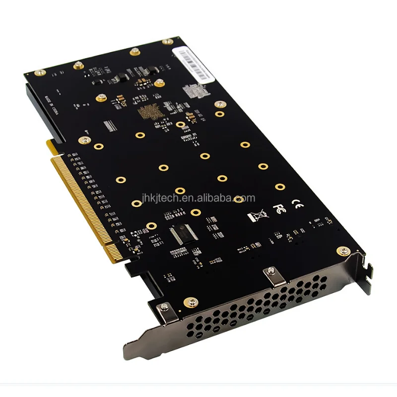 SSD-адаптер PCI-E 3.0 с 16 портами на 4 порта NVME M.2 Карта расширения PEX8747 в наличии