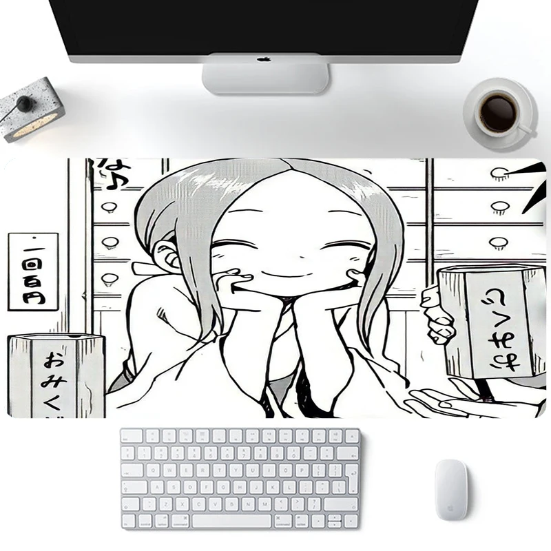 Takagi-san Настольные Компьютерные игры для офиса, аксессуары для игровой комнаты, Беспроводная мышь, Игровая клавиатура, колпачки для ключей, ноутбук